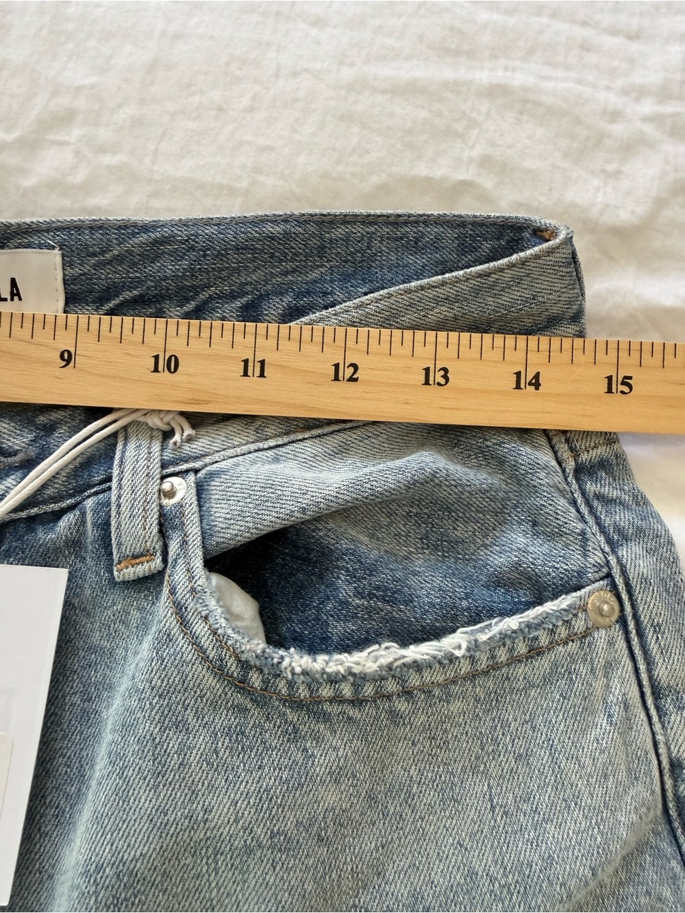 Pistola High Rise Light Blue Flare Jeans NWT 0795 - Picture 7 of 11